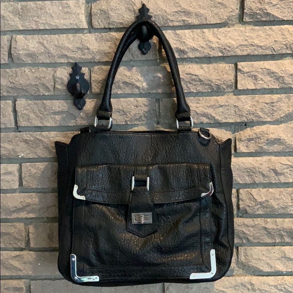 Vieta Faux Leather Shoulder Bag Gem